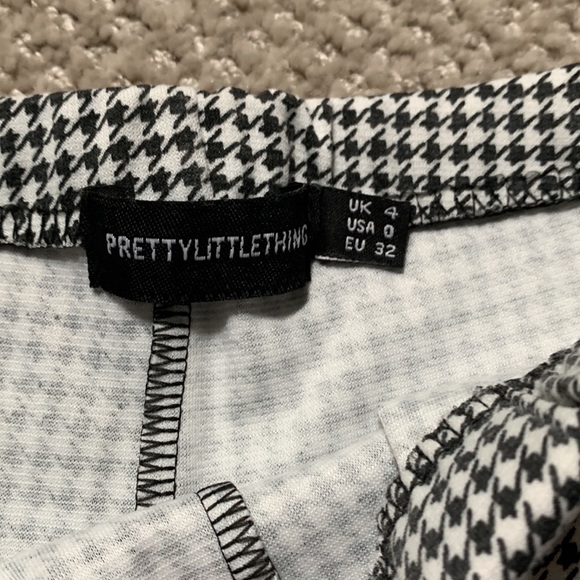 PrettyLittleThing houndstooth dress pants - Picture 2 of 5